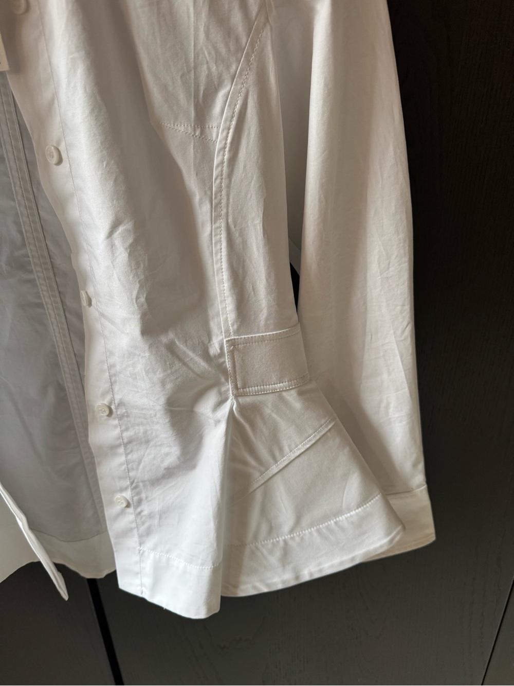 NWT Zara ZW COLLECTION POPLIN PEPLUM SHIRT - Picture 4 of 5